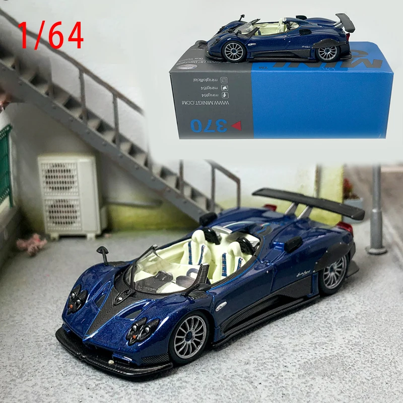 Diecast Model Car 1:64 Rozmiar Pagani Zonda HP Alloy Car Model Pagani Super Muscle Car Collection Zabawki dla chłopców Prezent Oryginalne pudełko