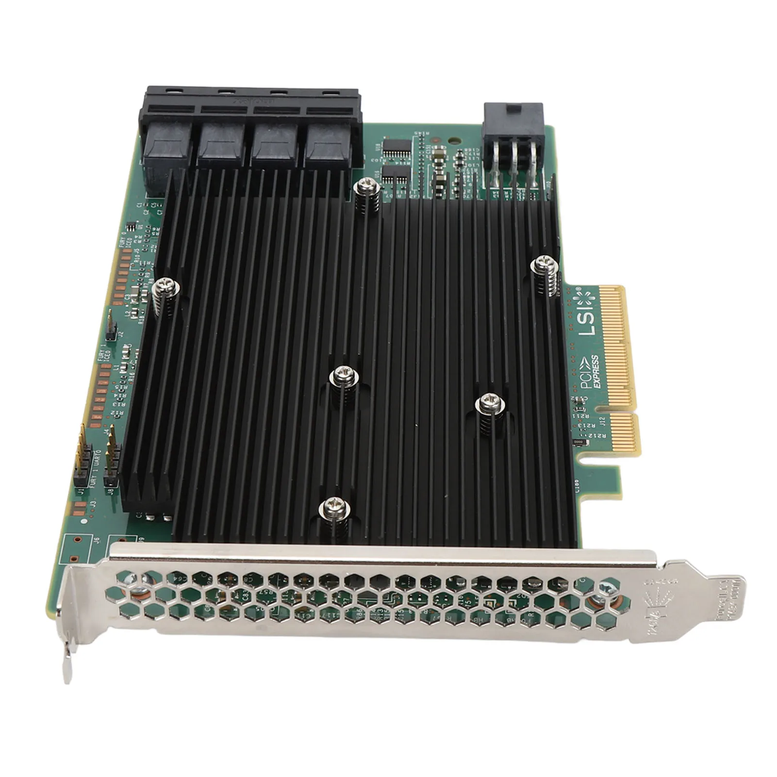 بطاقة HBA LSI SAS 9300 16I PCIe Slot 16 SATA SAS Port HBA بطاقة توسيع هيكل تخزين مرن لنظام التشغيل Windows لـ VMware