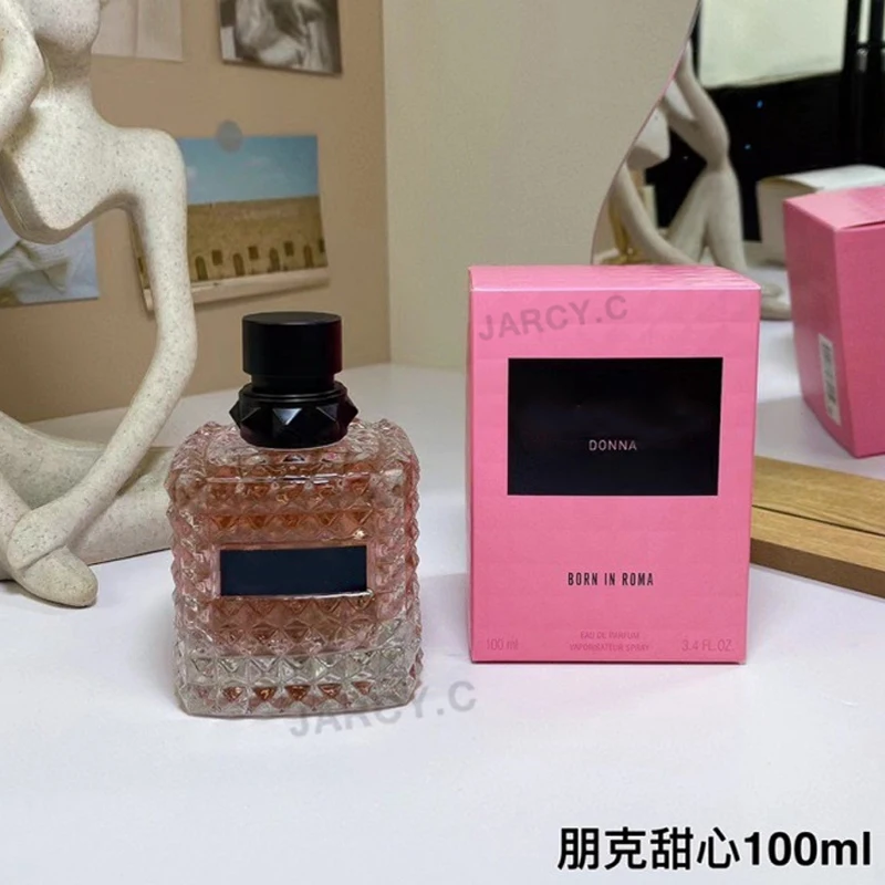 100ml Designer Glass Bottle Born In Roma Intense Donna Coral Fantasy A Classic Yellow Dream Man Miss Donna Day Rose