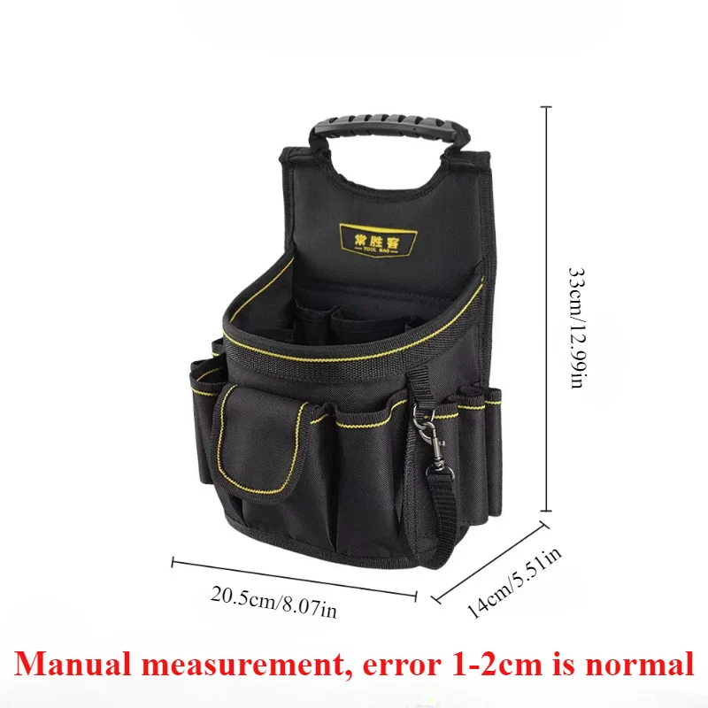 Electrician Special Tool Bag Work Site Pocket Multi-functional Portable Hardware Storage Pocket