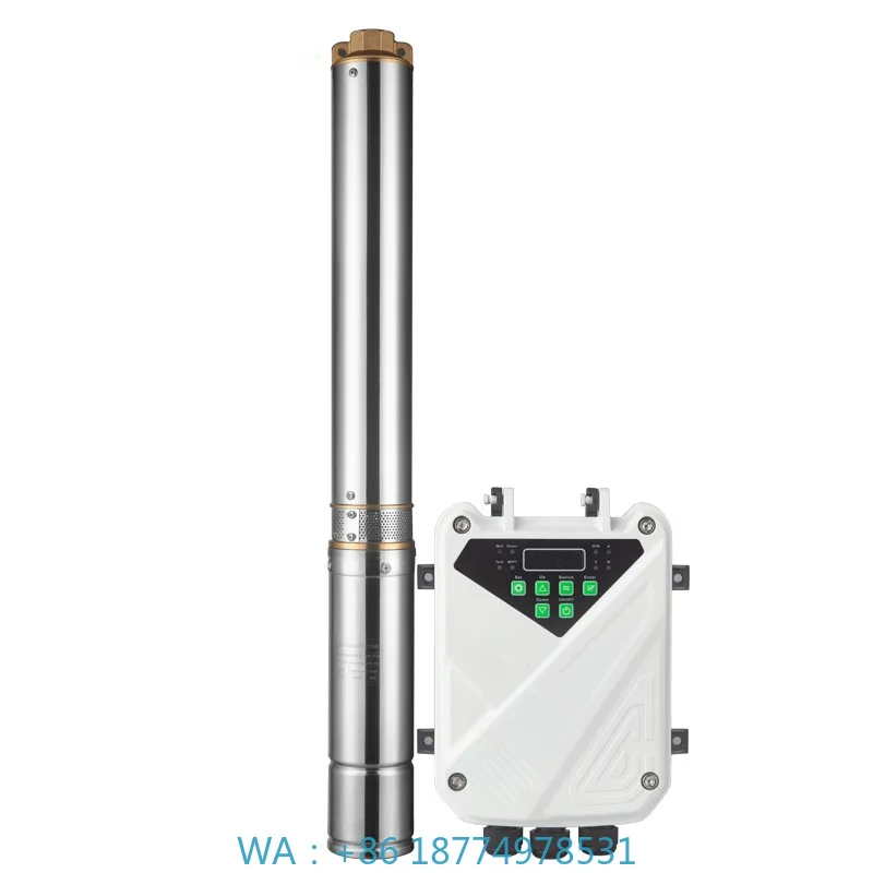 

Water Pump Submersible Borehole Water Pump Deep Well Pump Hybrid AC DC Solar