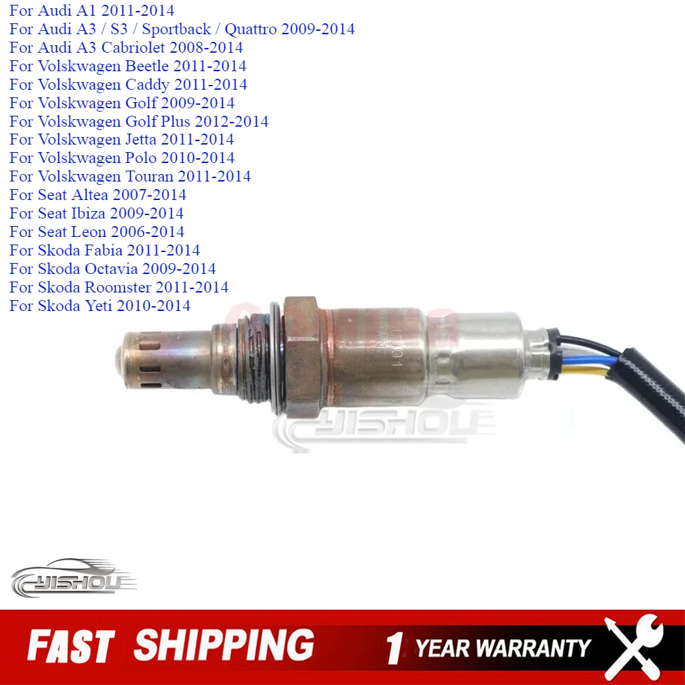 

Автомобильный датчик кислорода и лямбда O2 AIR FUEL RATIO 03F906262B для Audi A1 A3 S3 Volskwagen Beetle Golf Jetta Polo Touran 03F906262A