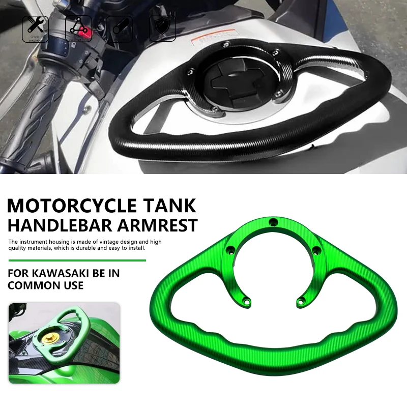 

Motorcycle For KAWASAKI ZX-9R ZX-10R 636 ZZR1400 VERSYS 650 VERSYS 1000 Fuel Tank Armrest ZX6RR/ZX6R Passenger Handle Rear Grip