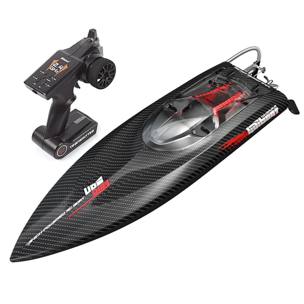 Udirc Udi022 RC Boat 50Km/H High Speed 2.4GHz Radio Control Boat Brushless Metal RC Speedboat Waterproof Boat Toy Gift for Adult