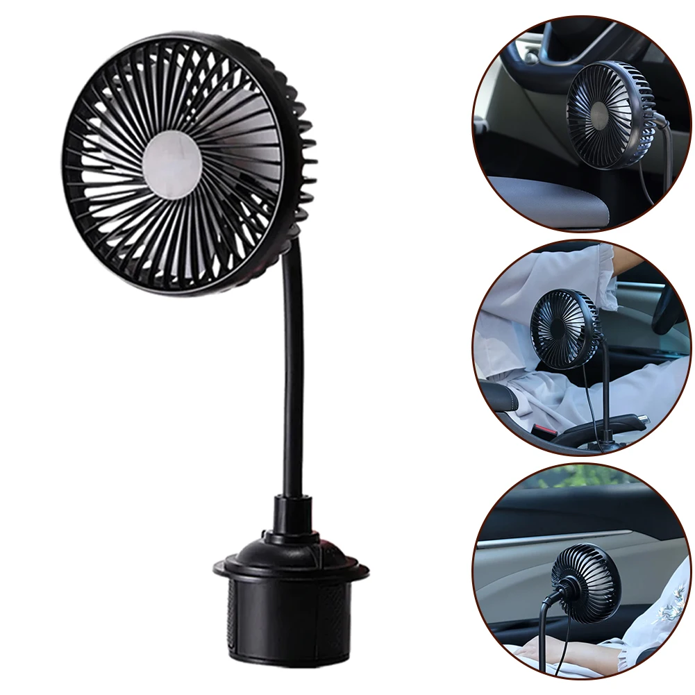 

Hot Sale Newest° Rotatable USB Car Cooling Fan With Adjustable 3-Speed Direct Replacement Car Accessories