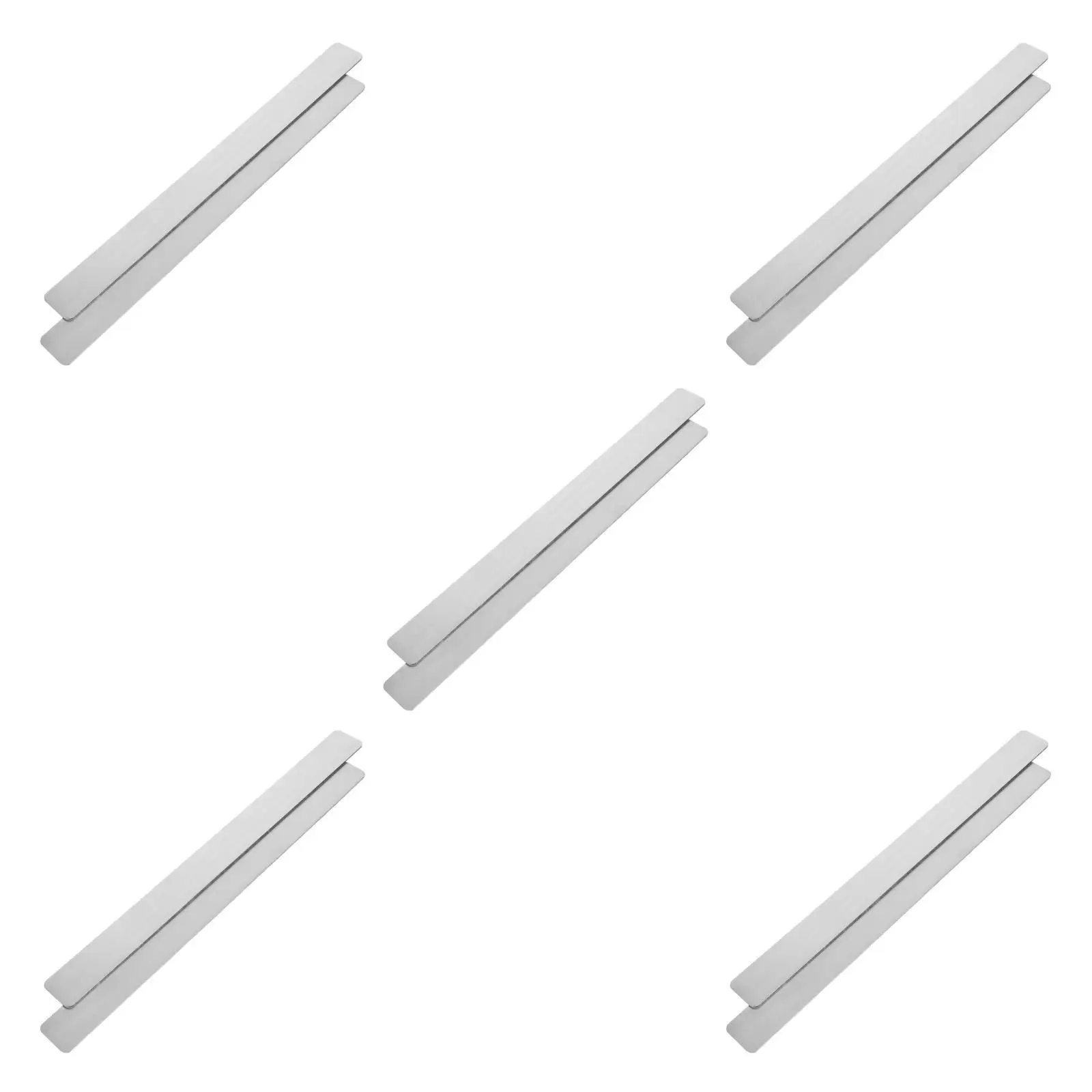 

5pcs 5 Count Magnetic Board for Wall Magnets Bulletin Boards Walls Strips Non Fridge