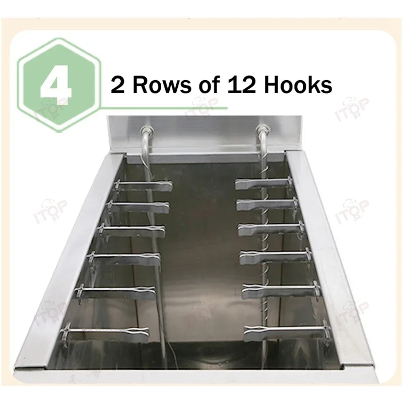 3KW 상업용 자동 치즈 핫도그 스틱 프라이 전기 한국어 모짜렐라 옥수수 개 프라이 기계 21L 전기/가스