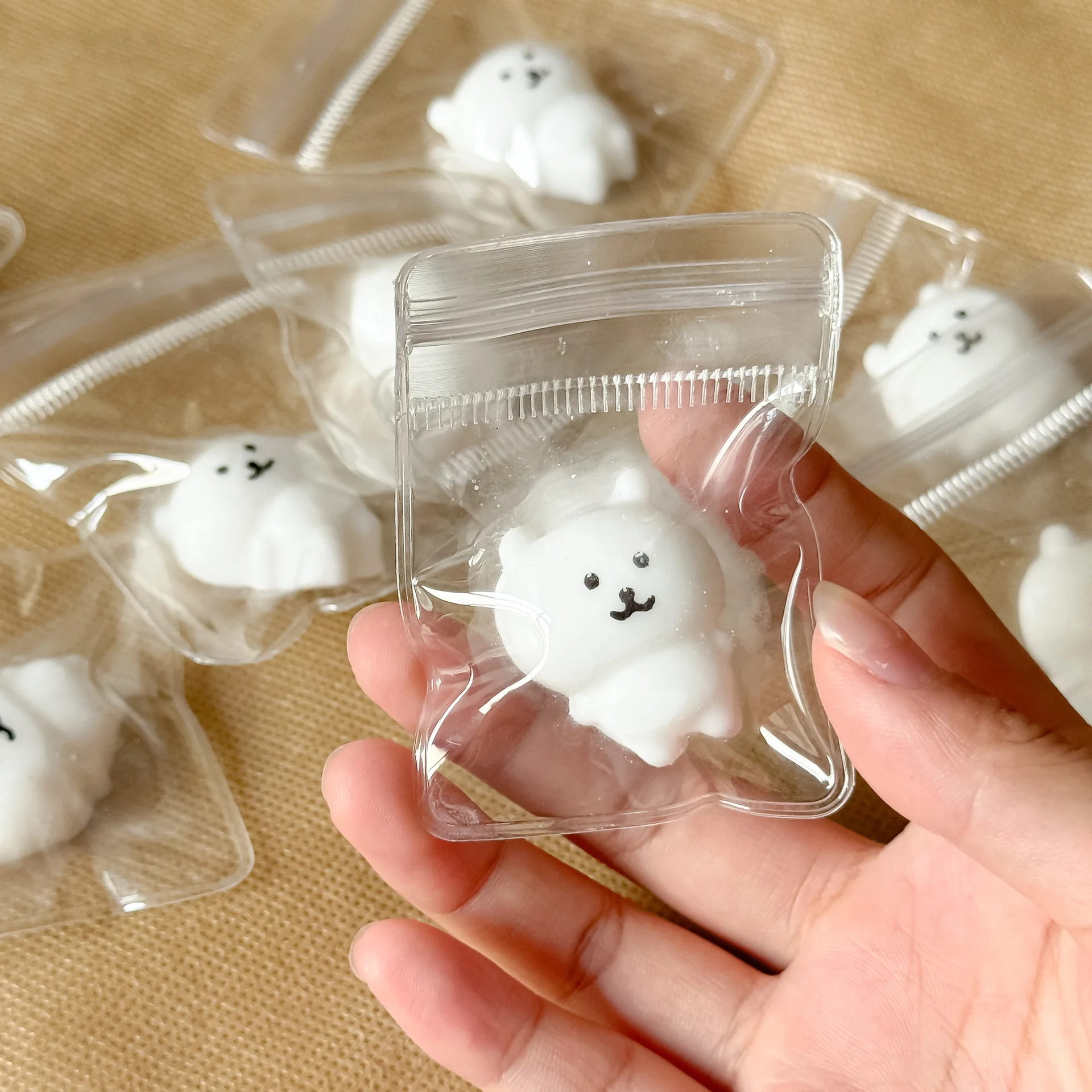 6 قطعة قرصة الدب المنخفض الذاتي متعة الدب قرصة لطيف التعبير الإجهاد تخفيف لعبة ليتل الأنف Ga جائزة الأطفال لطيف #4