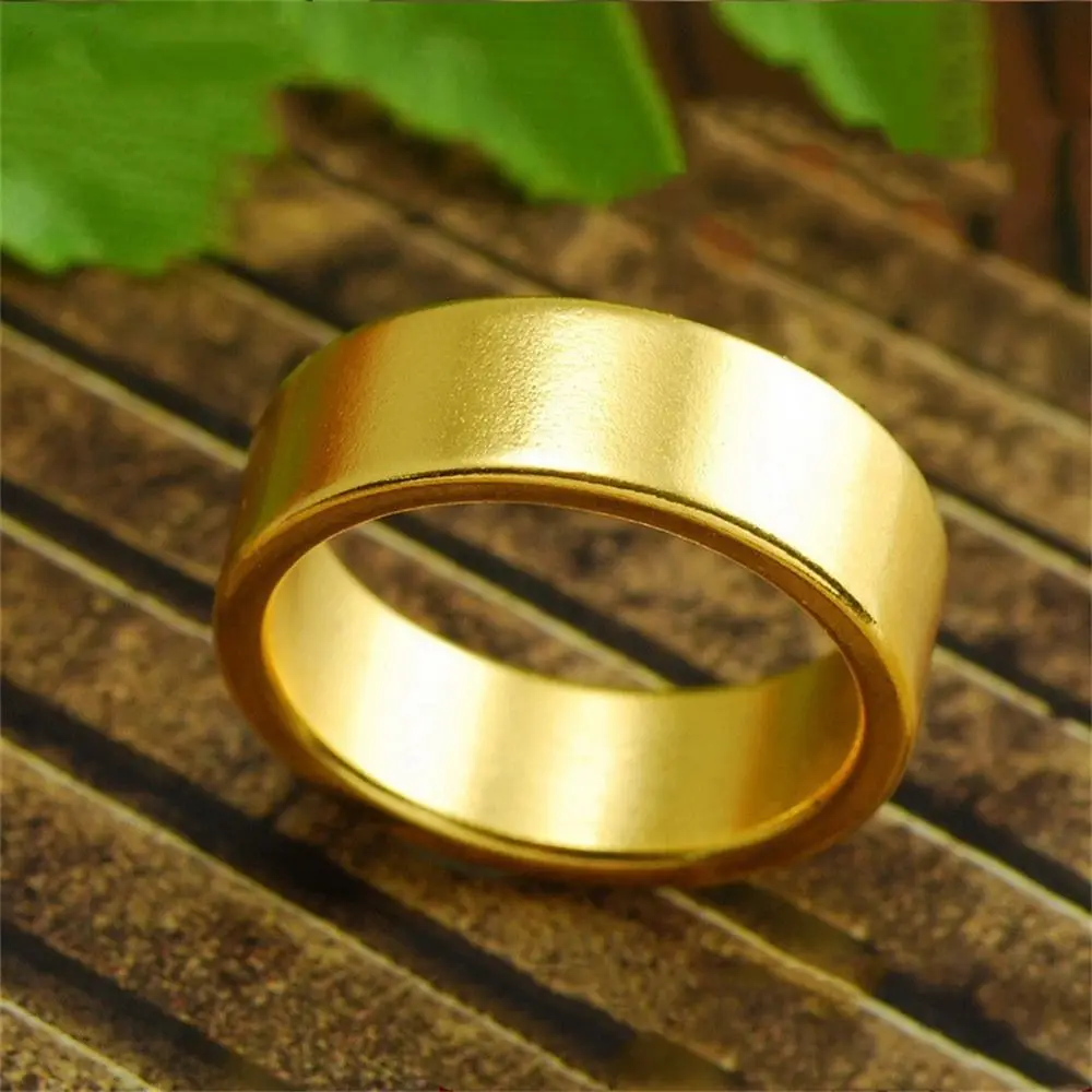 Magic Tricks Magnetic Magic Ring 18mm/19mm/20mm/21mm Gold Silver Plate Magician Ring Performance Magic Props Wizard PK Ring