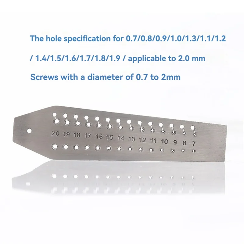 ABKW-Watch Tap & Die Set Micro Utensile da taglio per filettatura per la riparazione di piastre per orologi e alberi di barili