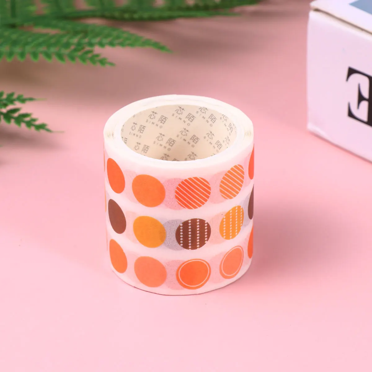 

2pcs Washi Tape Coil Basic Color Planner Sticker Journal Paper Band Eco Friendly Durability Scrapbooking