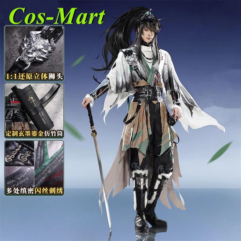 

Cos-Mart Wuthering Waves QIUYUAN Косплей Костюм Древний стиль Мужская одежда Униформа Игра Хэллоуин Комикс Выставка Рождество