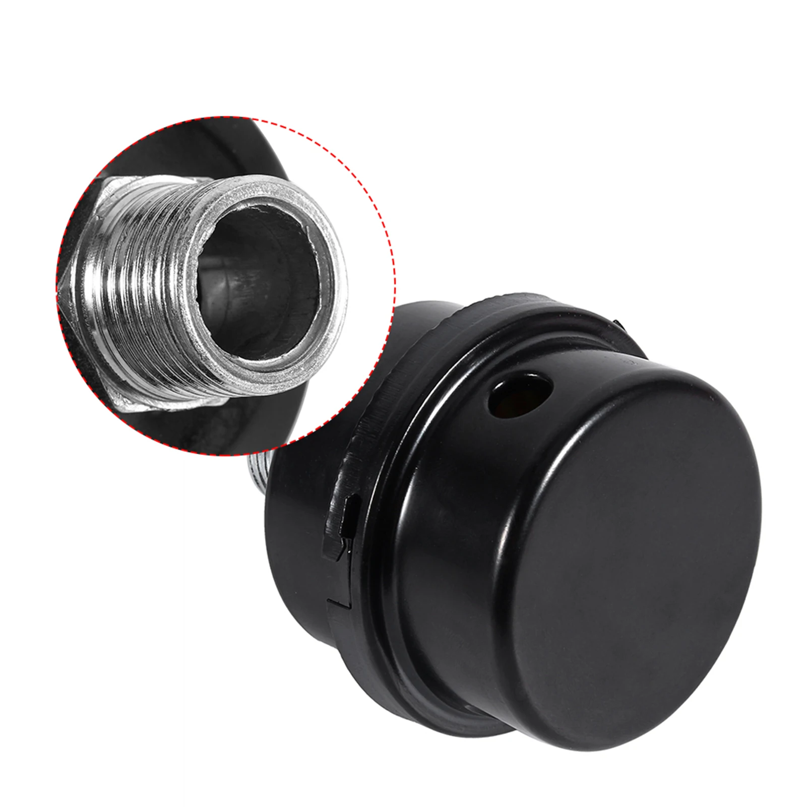 Air Strainer G1/2 Thread Connector Muffler Filter Silencer for Oilless Air Compression Noise Filter Intake Filter Silencer