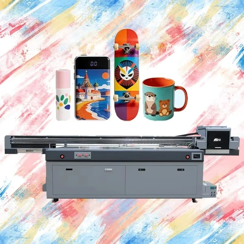 Customized Eco-Friendly 2513 UV LED Flatbed Printer Low Odor Instant Dry Ink For Personalized Gifts