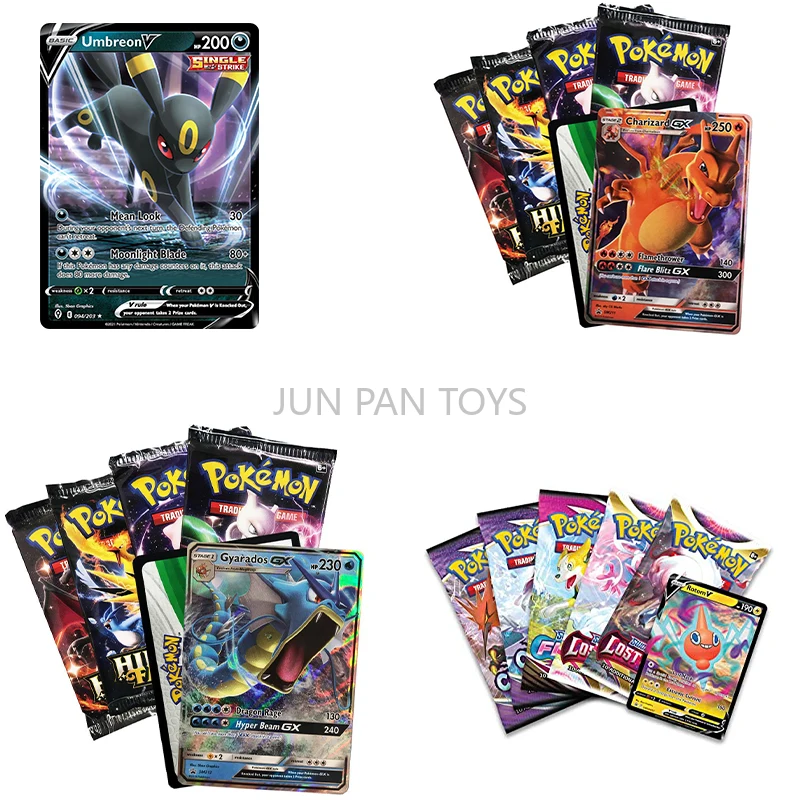 Original Pokemon TCG Premium Collection EX Vbox Celebrations Arceus Pokémon GO Trading Card Game V Union Star GX MAX Card Toys