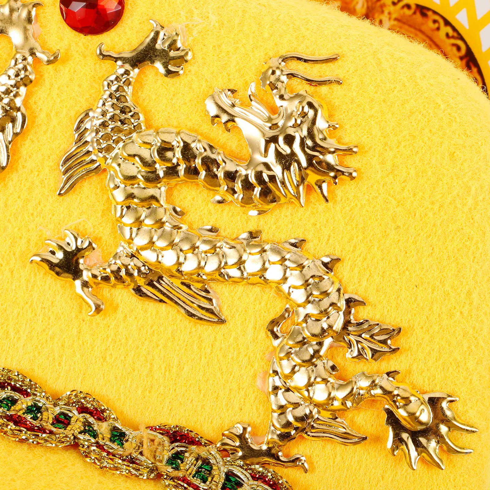 

Dragon Emperor Hat Chinese Ancient Style Royal Court Headdress for Festival Performance Cosplay Retro Fancy Dress Decoration