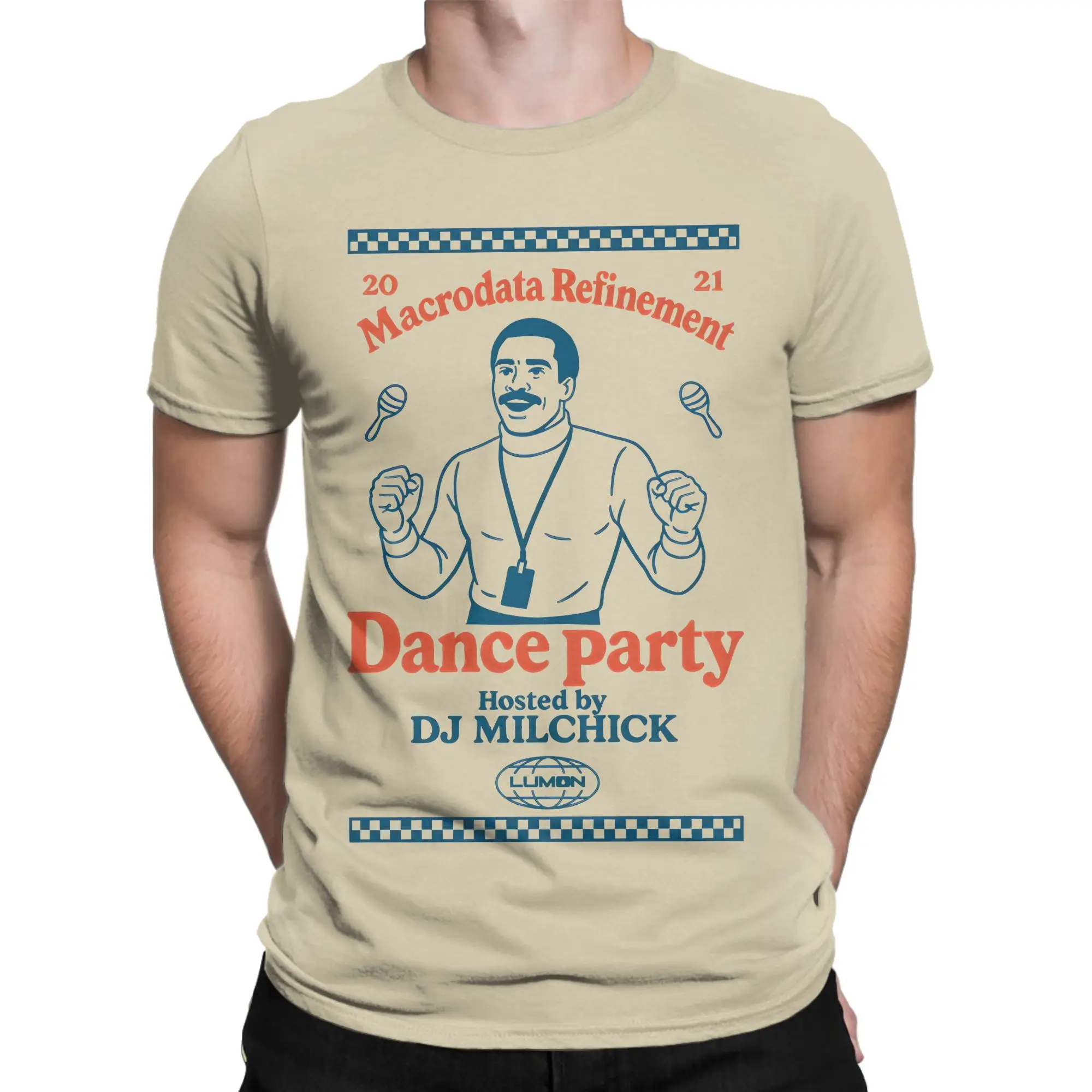 Vintage Mr Milchick Severance T-Shirt Men Crewneck 100% Cotton T Shirts  Short Sleeve Tee Shirt Party Clothing