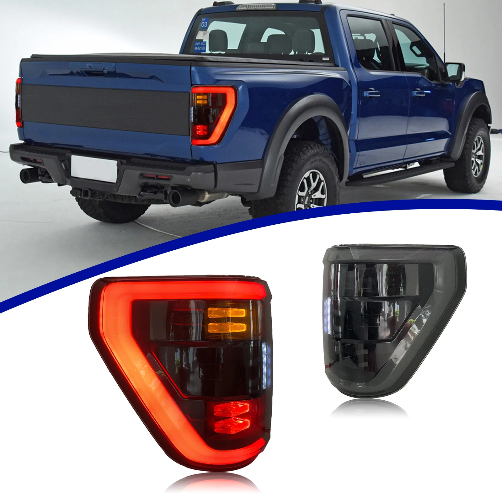 

Светодиодные задние фонари автомобиля, задний фонарь для Ford F-150 F150 TFD 2021-2023, автомобильные аксессуары, задние фонари, задний фонарь