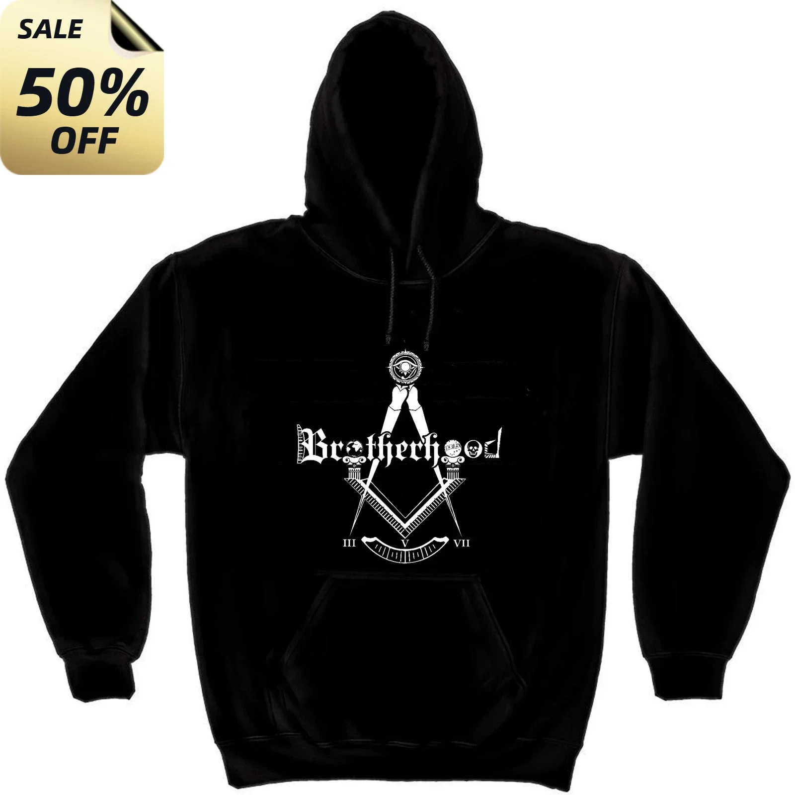 Mason Brotherhood Freemason Masonic Shriner Scottish Rite Pullover Hoodie New 100% Cotton Comfortable Casual Mens Sweatshirts