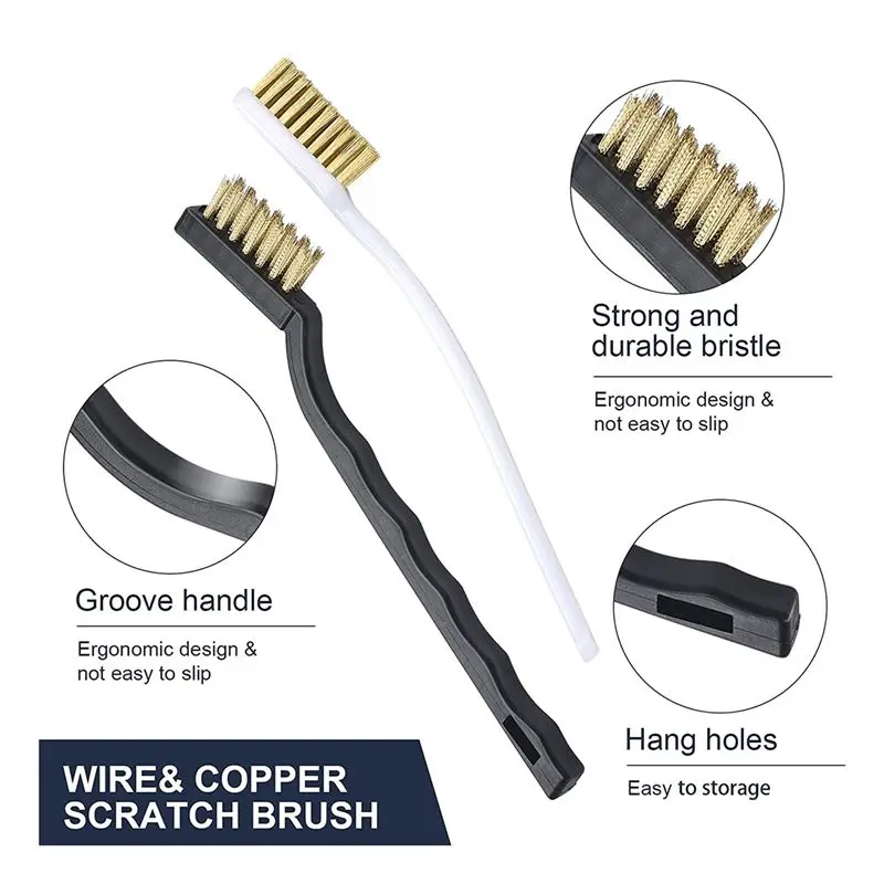 AT05-26-Piece 3D Printer Nozzle Wrench Maintenance Kit L-Shaped Wrench Tools Cleaning Pins 2 Tweezers,Wire Brushes