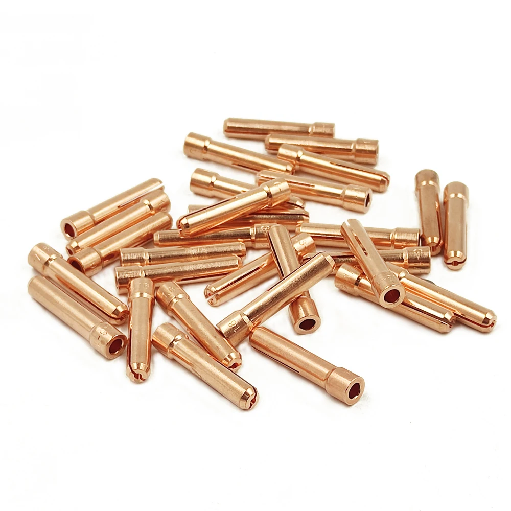 4/8Pcs Welding Consumables 10N22S 10N23S 10N24S 10N25S 1.0/1.6/2.4/3.2mm TIG Collet For WP17 18 26 Welding Torch Accessories