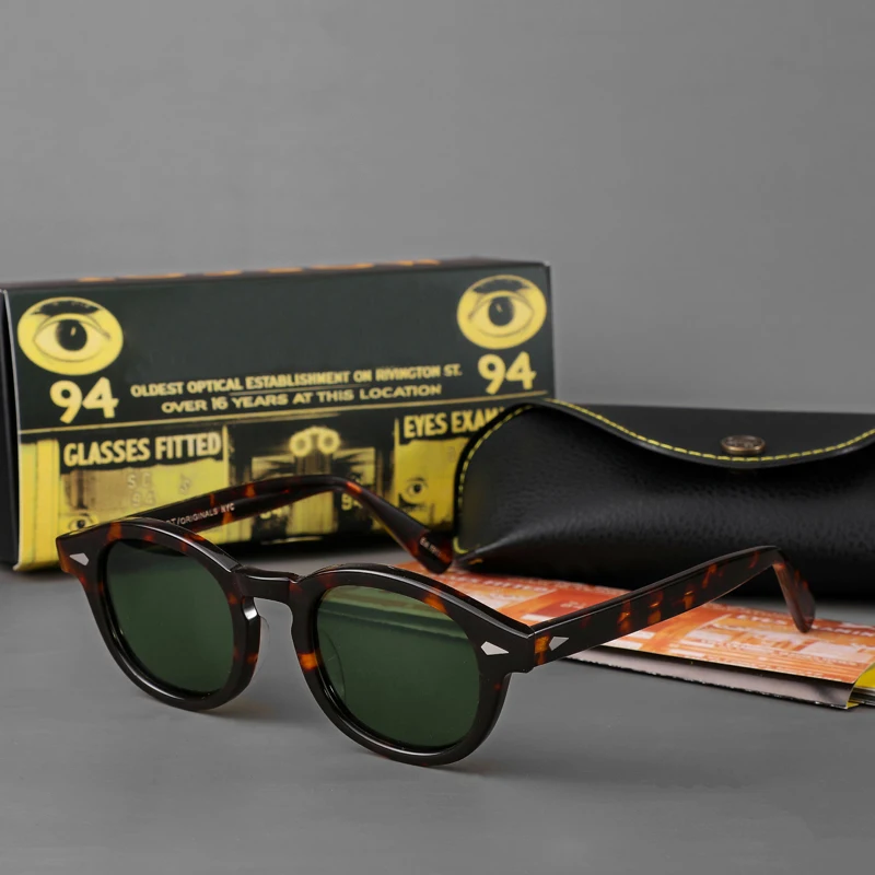 

Lemtosh Sunglasses Woman Johnny Depp Polarized Sun Glasses Man Luxury Brand Vintage Acetate Frame Driver's Lampshade