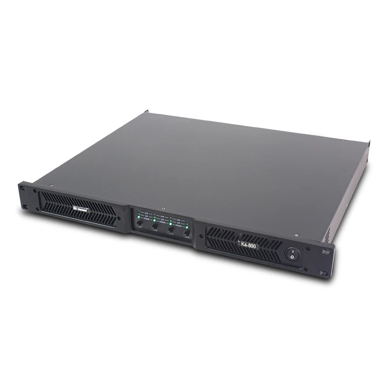 K4-800 4 canais x 800 watts 1u amplificador profissional de palco digital portátil classe D