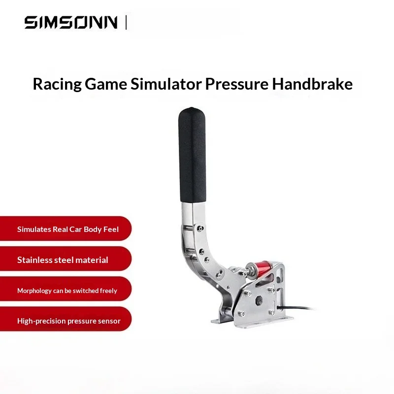 SIMSONN Pressure Sensing USB Handbrake Linear Drift Rally Hand Brake For Logitech G29 G27 T300 PC Sim Racing Simulator