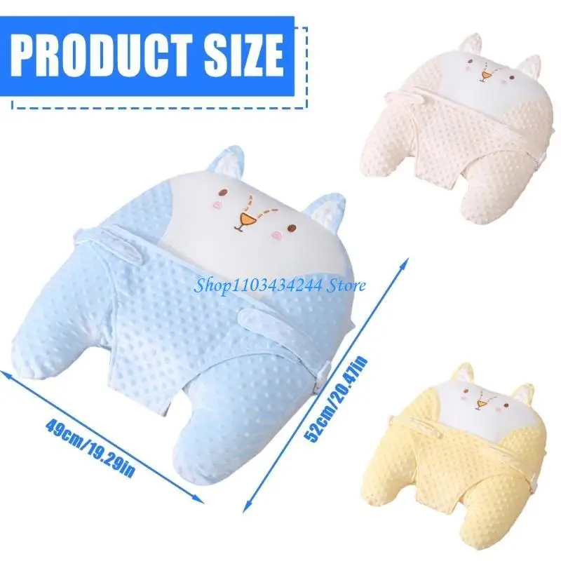 وسادة رضاعة للرضع تدعم الرأس مع كيس وسادة قابل للفصل، وسادة ناعمة للرضاعة الطبيعية، وسادة مريحة #6