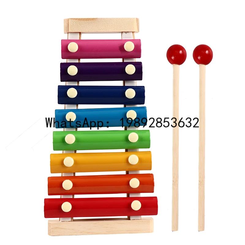 ثمانية لهجة قرع اليد شيو مو تشين الطفل آلة موسيقية خشبية التعليمية لعبة التعلم المبكر للأطفال #5