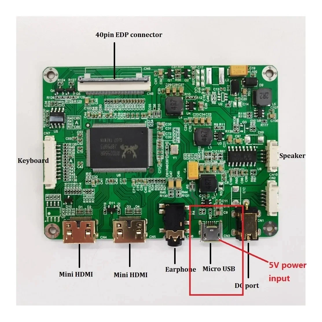 Imagem -04 - Edp Ferramenta de Fireware Especial para Mini Hdmi Compatível Board Rtd Série Chip Lcd Driver Board Fireware Ferramenta Edge2556 2550