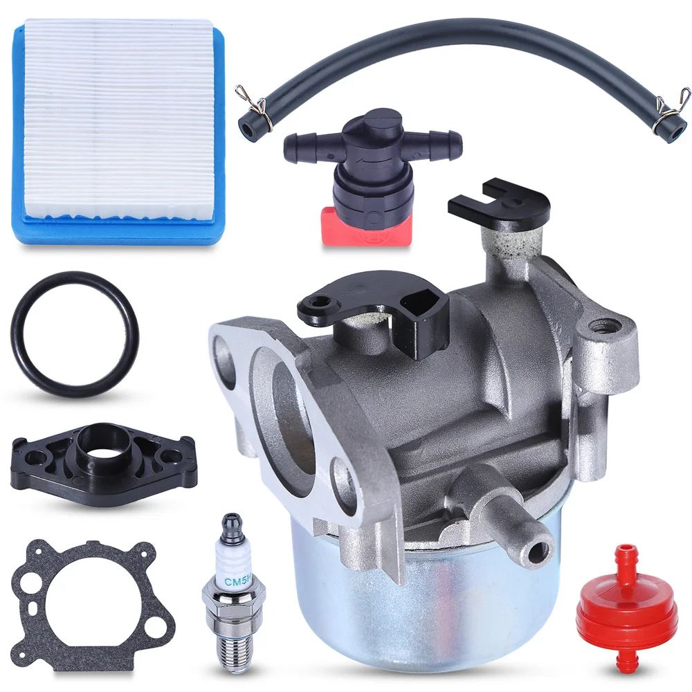 Imagem -03 - Kit Carburador com Vela de Faísca para Ouro 6.25hp 6.75hp Mrs Push Mower 675 190cc