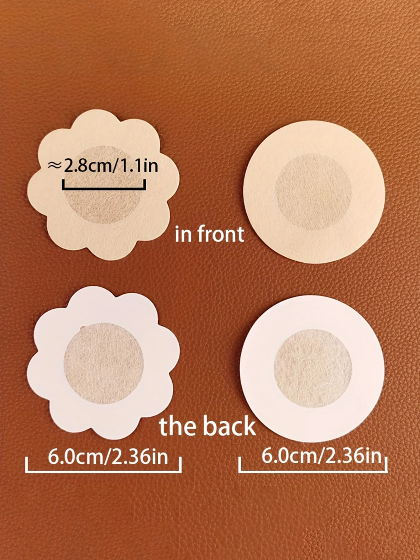 Sujetador de lactancia de seda reutilizable autoadhesivo, diseño de pétalos suaves, uso diario cómodo, perfecto para uso diario