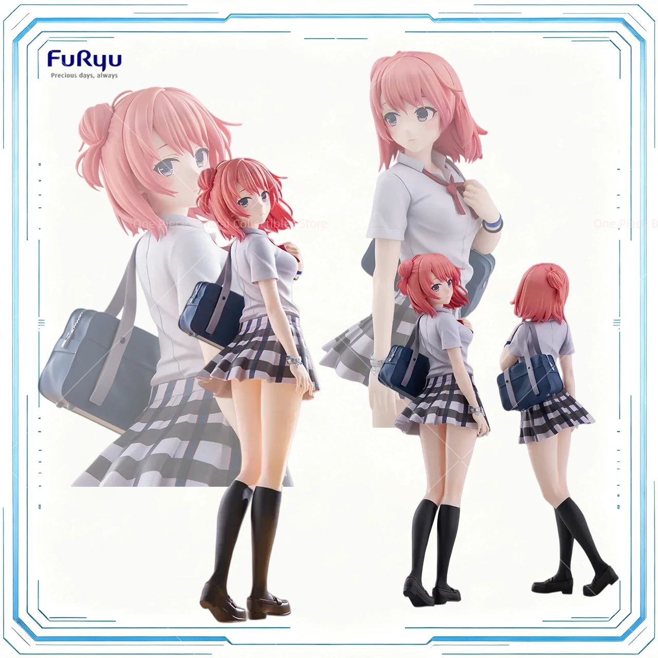 Pre-order Original FuRyu Cute Yui Yuigahama PVC 29cm Anime Character Collectible Display Toy SNAFU Desktop Decoration Gifts
