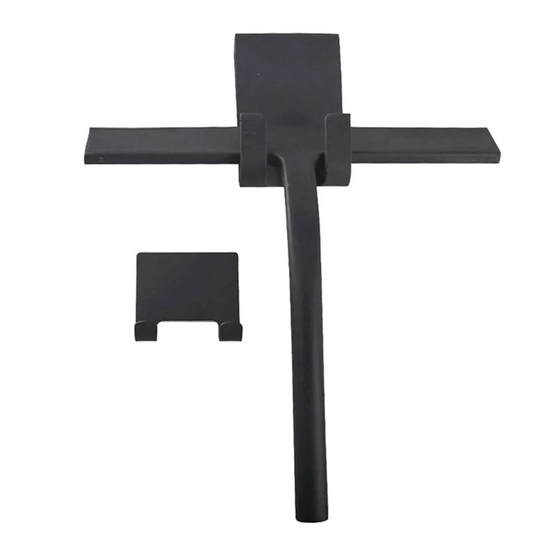 

ABAH-2X Shower Squeegee, Silicone Window Squeegee Black Wiper Without Drilling Shower Cleaner With Hanging Hook