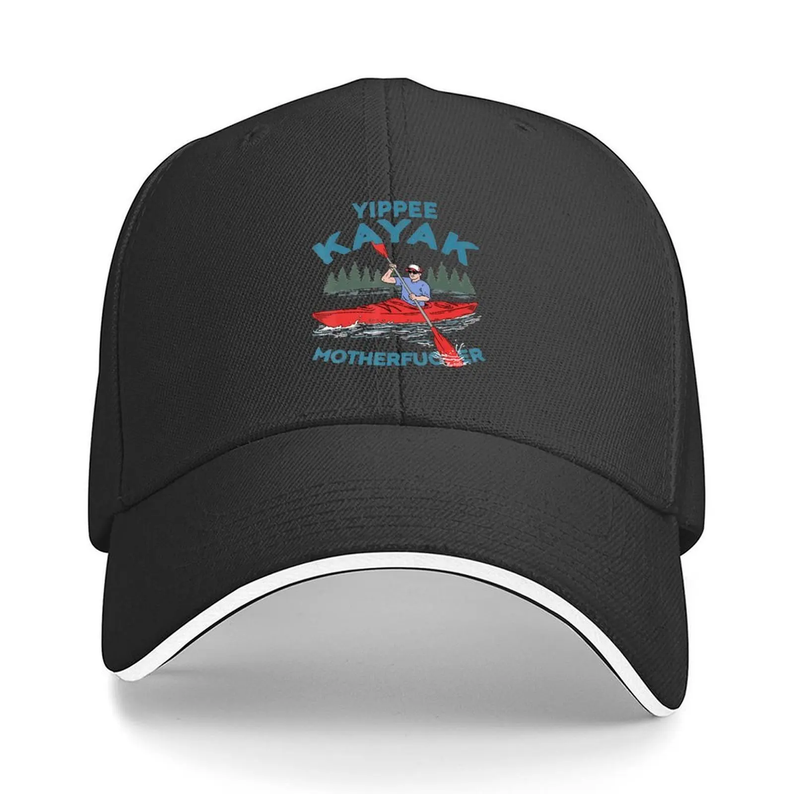 

Funny Kayak Yippee Kayak Canoeist kayaking Baseball Cap Golf Hat Hat Man Luxury Luxury Man Hat Beach For Women 2025 Men's
