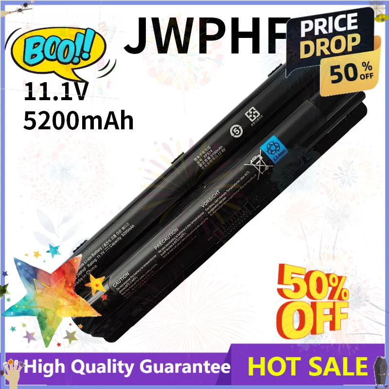 SWZY SWZY 5200mAh JWPHF R795X 9 Cells Laptop Battery For DELL XPS 14 15 17 L501X L701X L702X L401X L502X L521X J70W7 WHXY3 THHK