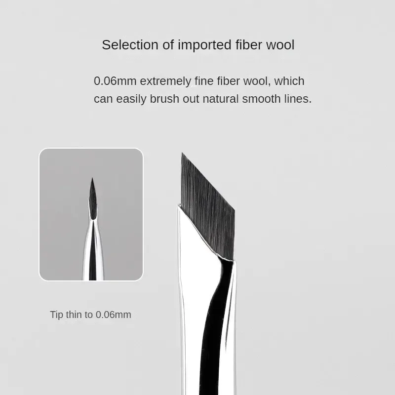1/5pcs Eyeliner Brush Eyeshadow Blade Brush Detail Brush Diagonal Eyebrow Brushes Undereyelid To Sleeping Silkworm Makeup Tools