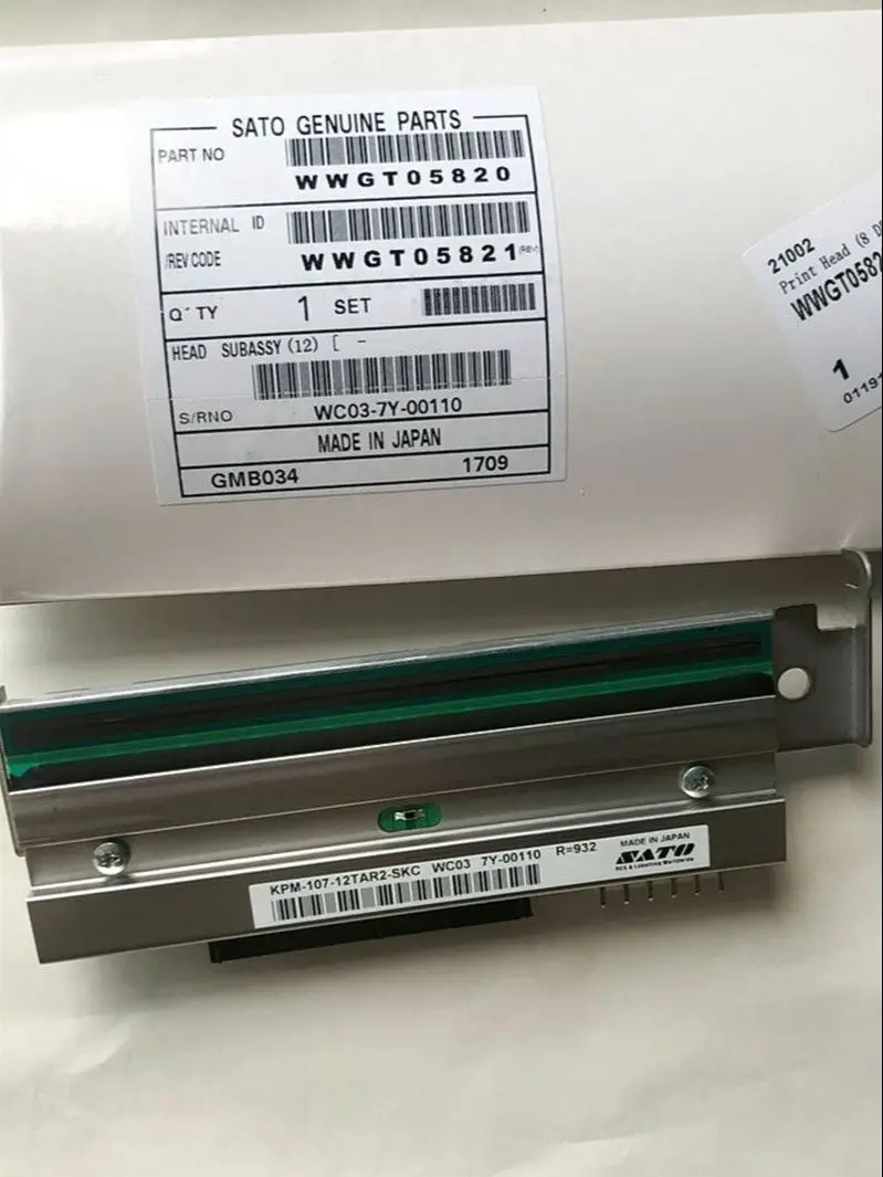 printhead  SATO GTE412E GT412E  WWGT05820  label machine printhead  Heat sensitive printhead