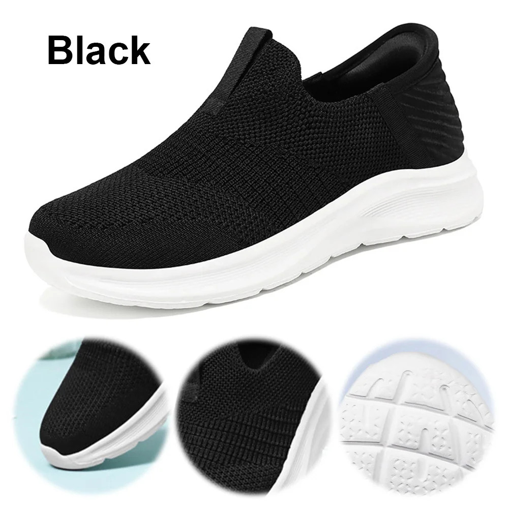 Mens Casual Shoes Comfortable Trail Running Sneakers Lightweight Slip on Sneakers Hands Free for Hiking Outdoor Workout Training