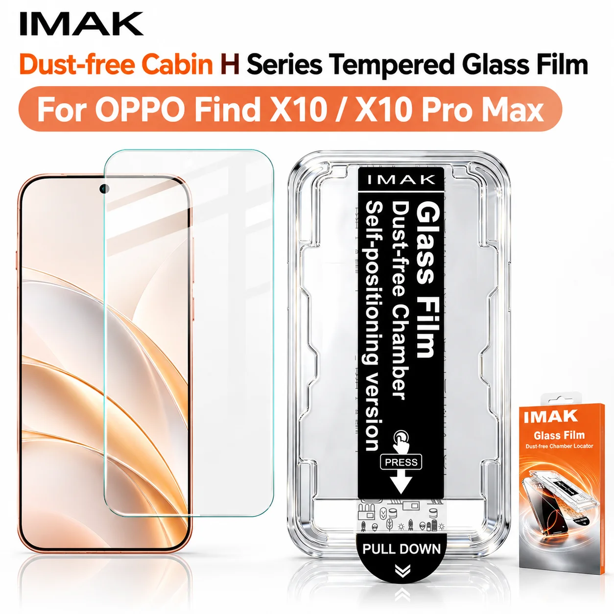 Tempered Glass For OPPO Find X10 Pro Max 5G Support Fingerprint Protector Film Anti Oil Anti Scratch Anti Fingerprint FM0005