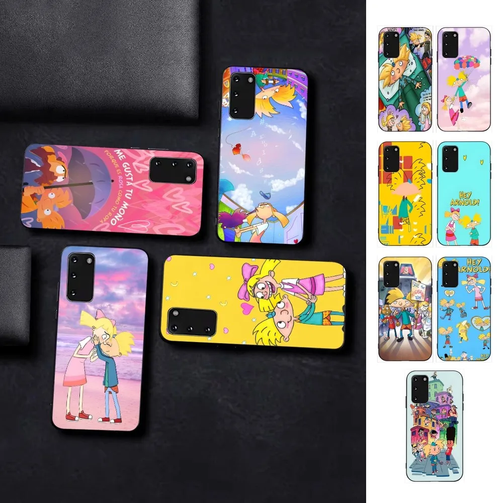 H-Hey A-Arnold H-Helga Cute Cartoon Phone Case For Samsung S 9 10 20 21 22 23 30 23 24 Plus Lite Ultra FE S10lite Fundas