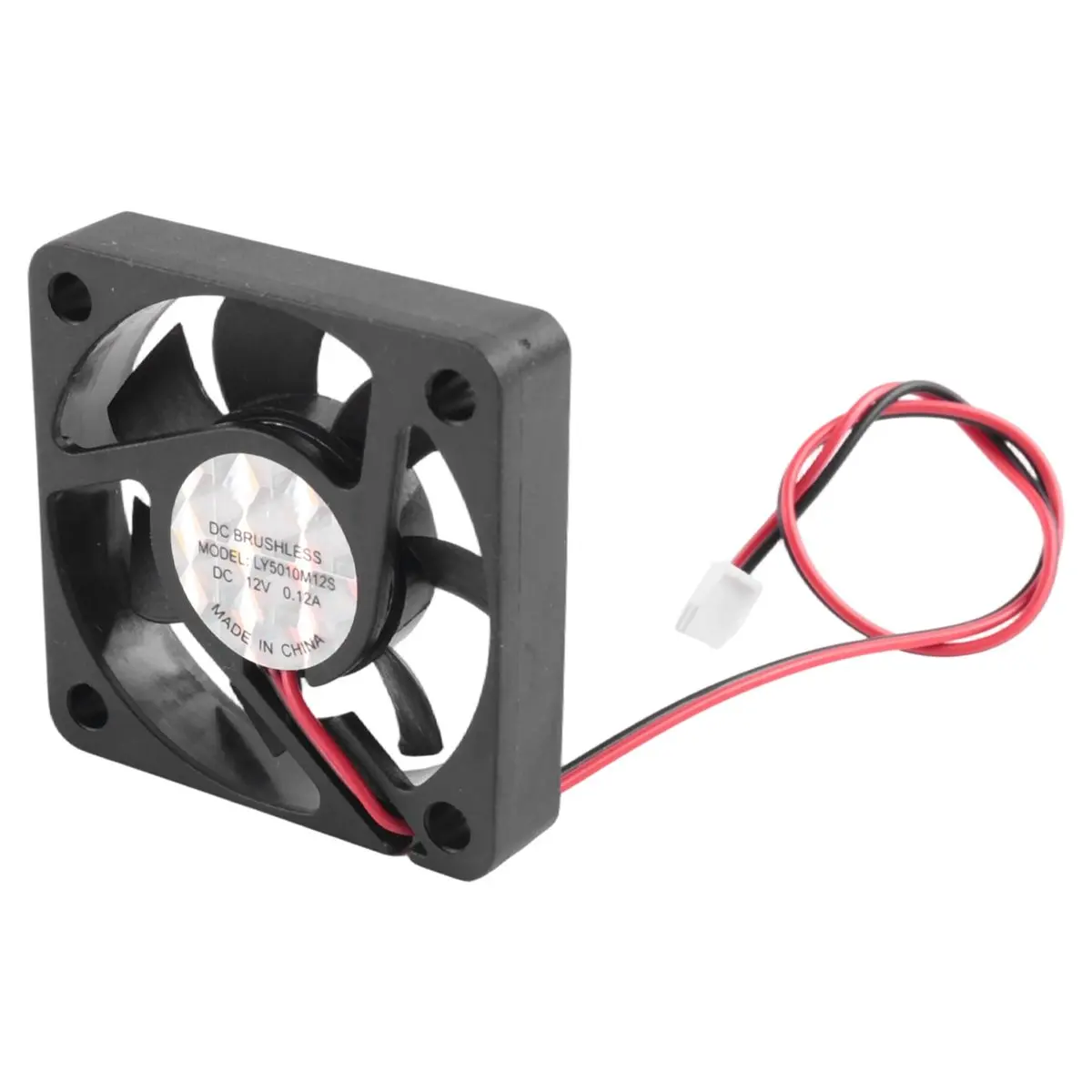 A003 50mm 12V 2Pin 4000RPM Sleeve Bearing PC Case CPU Cooler Cooling Fan
