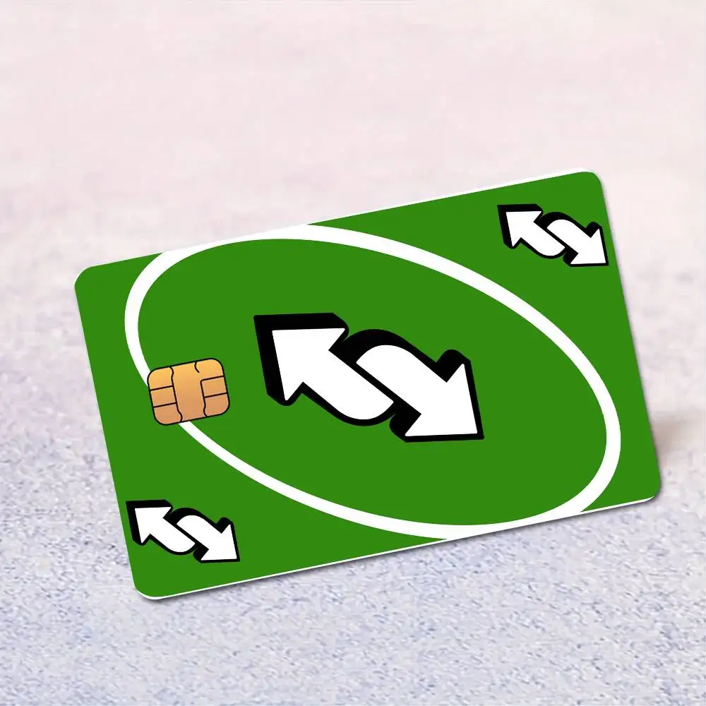 U-UNO Reverse Card Wasserdichter Hautaufkleber Bank Bus U-Bahn Zugangskarten-Schutzfolie Kartenaufkleber Mädchen-Geschenk – Detail 6