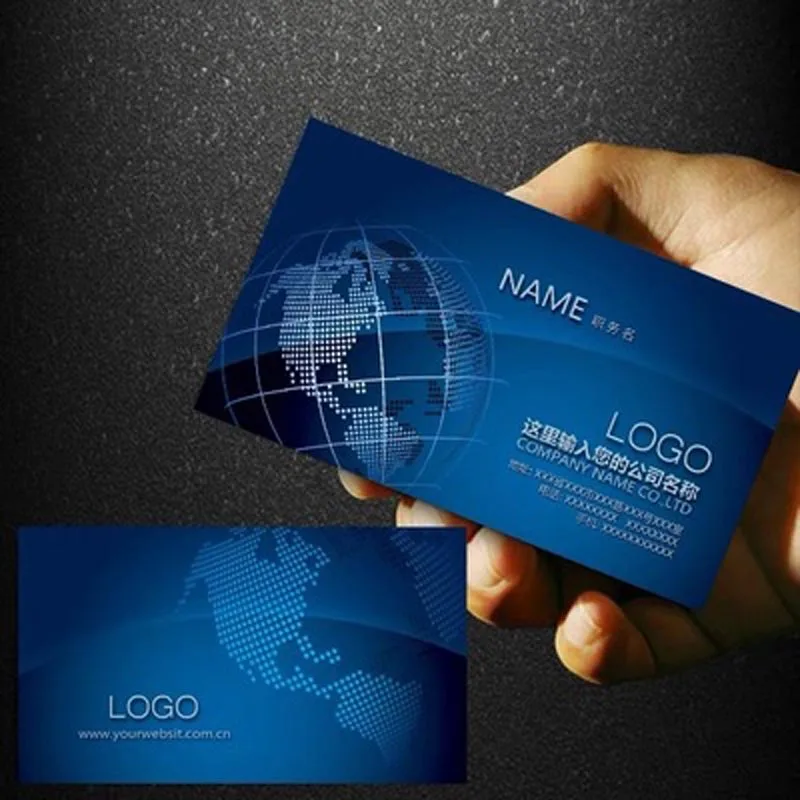 200PS business card production printing high-end business card customized color double-sided card printing business card design