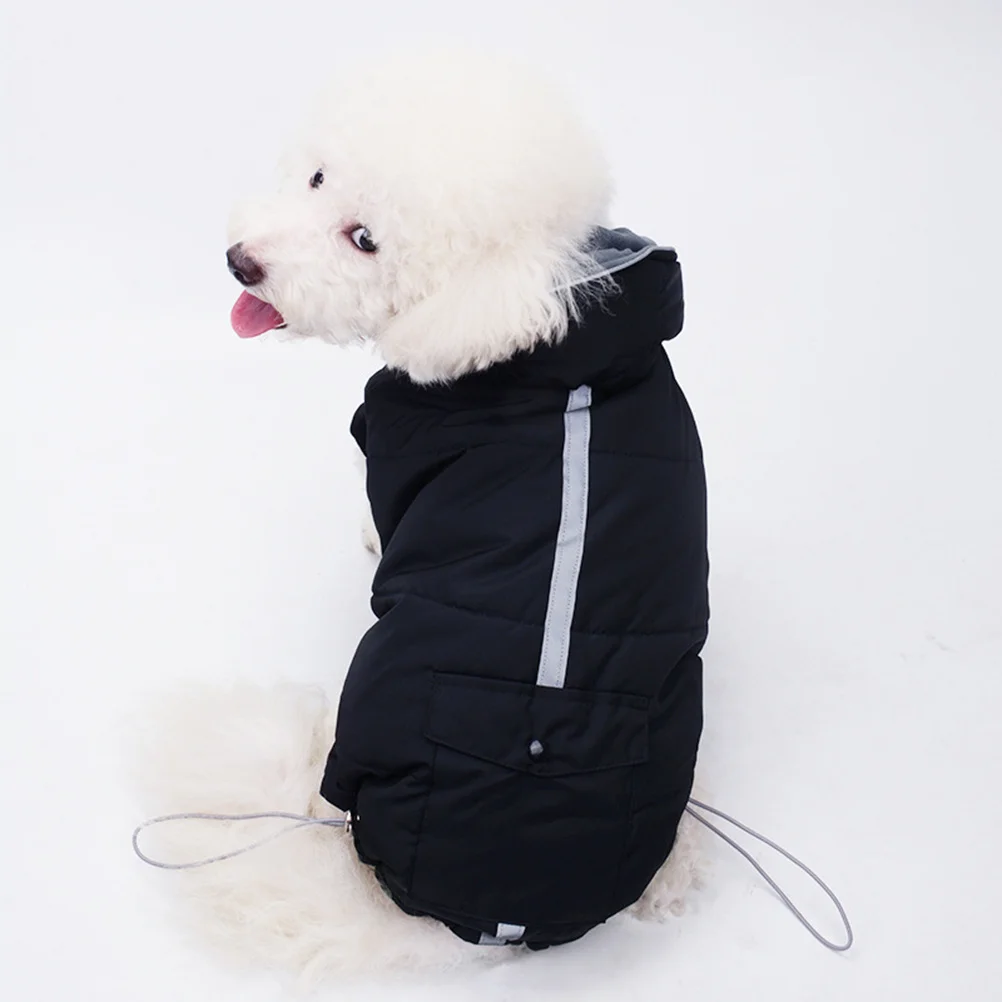 

Pet Dog Keep Warm Cotton Vest Glow Dark Outdoor Sports Dog Coat Breathable Pet Snowsuit Apparel Keep Warm Cotton Vest
