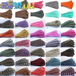 1pc 100FT 550 Paracord Parachute Cord Lanyard Mil Spec Type III 7 Strand Core For Climbing Camping Buckles Bracelet 41-80
