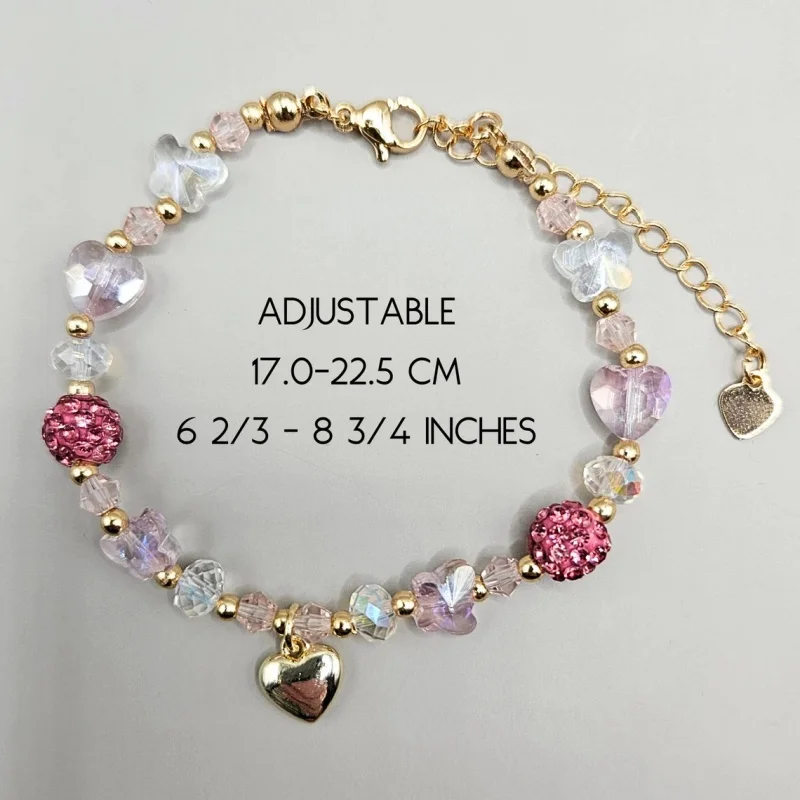 Lovers Album Friendship Bracelet : 14K Golden-Plated and Adjustable for Eras Tour Merch