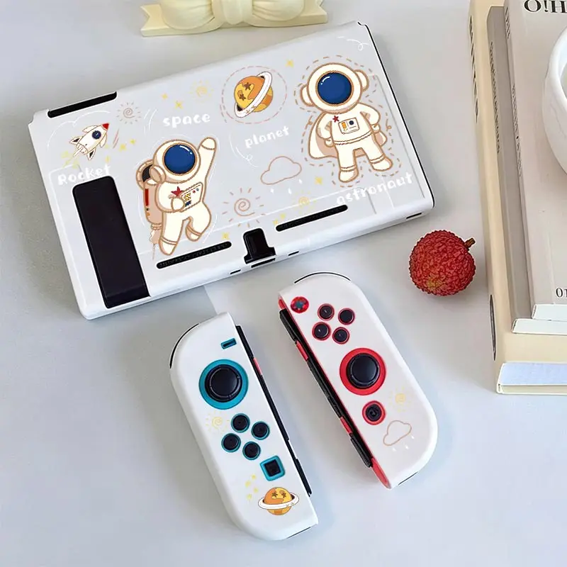 Ultra-slim Shock-absorbing Case TPU Split Protective Case for Nintendo Switch NS Game Console Anti-Scratch Shell Protector