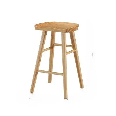 

Log bar chair high stool bar stool solid wood stool bar cafe reception desk